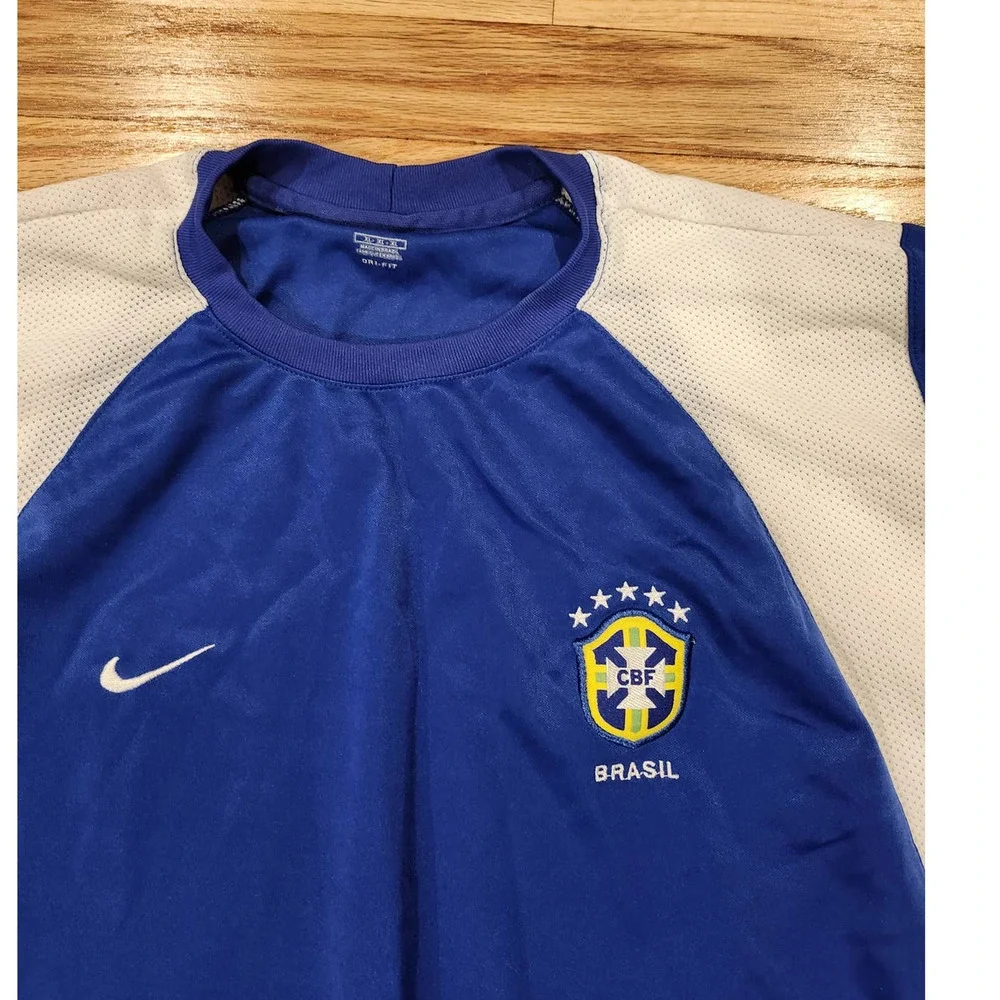NIKE Dri-FIT Brasil Soccer CBF Jersey XL short sleeve